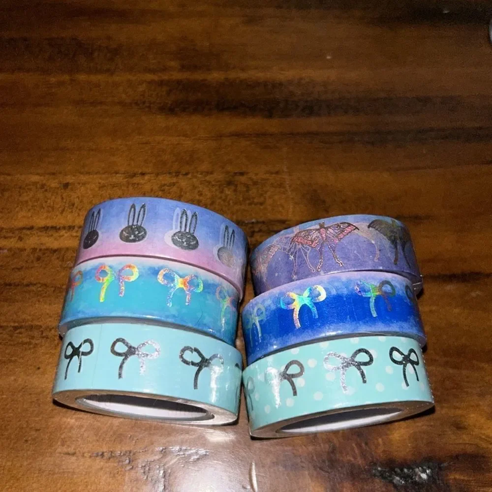 Simply Gilded 16 NEW Washi tapes Different colors and sizes